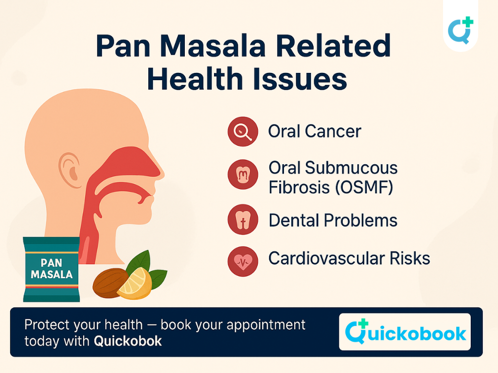 Pan Masala Related Health Issues: What You Need To Know For Better Health With Quickobook