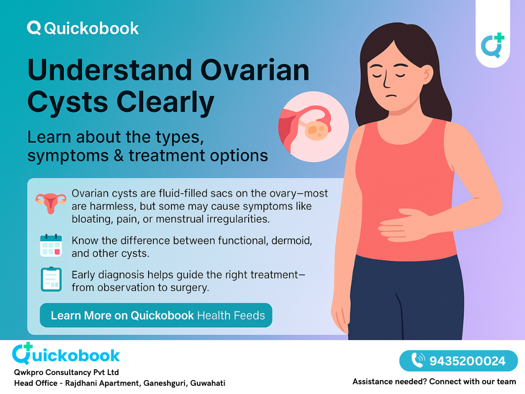 Ovarian Cysts – Types, Symptoms, And Treatment Options