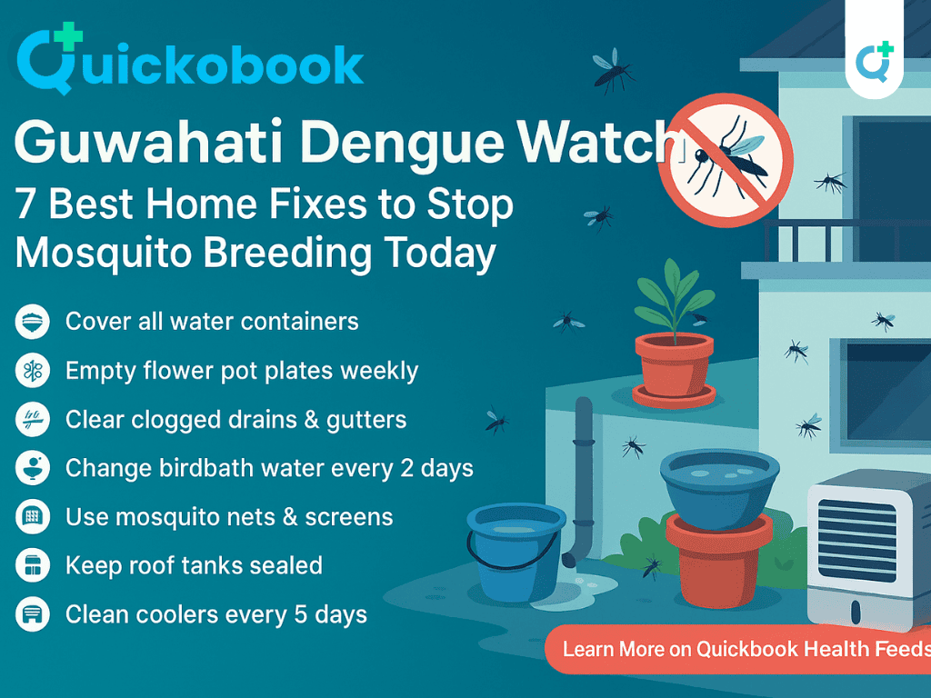 Guwahati Dengue Watch: 7 Best Home Fixes To Stop Mosquito Breeding Today