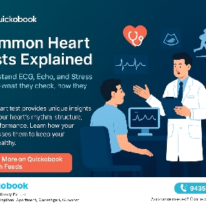 Common Heart Tests Explained: Ecg, Echo & Stress Test By Quickobook Heart Doctor