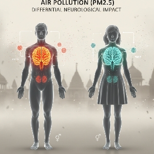Evolutionary Sex Bias In Cognitive Response To New Environmental Risk Factor - Pm2.5
