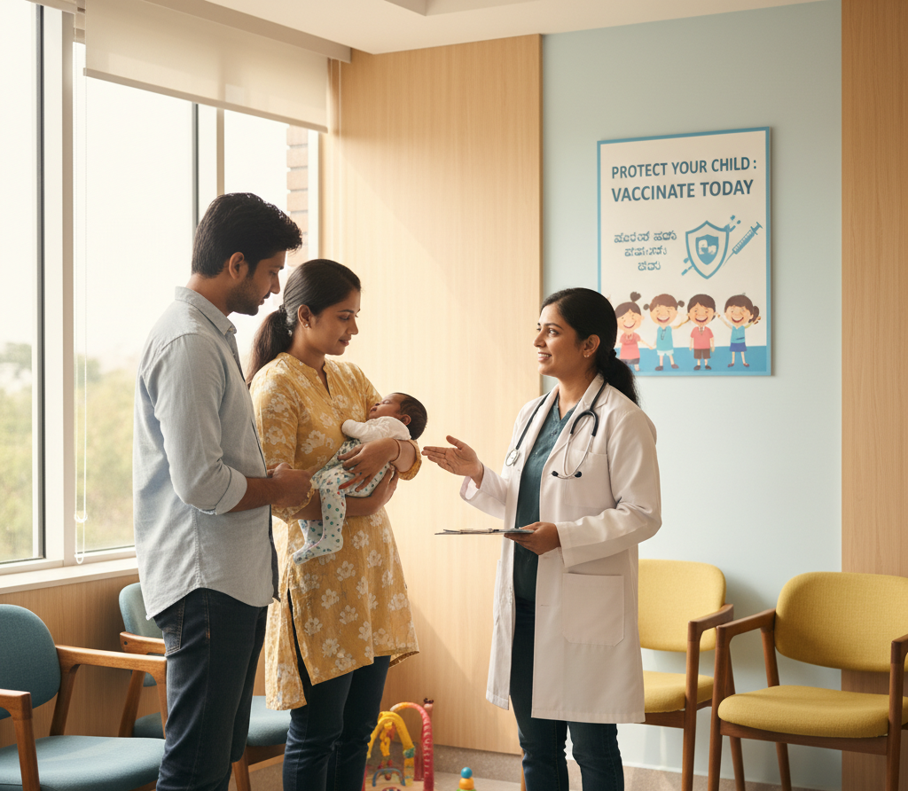 Doctors Urge Parents To Prioritise Vaccination As Pneumonia Cases Surge Among Children In Bengaluru