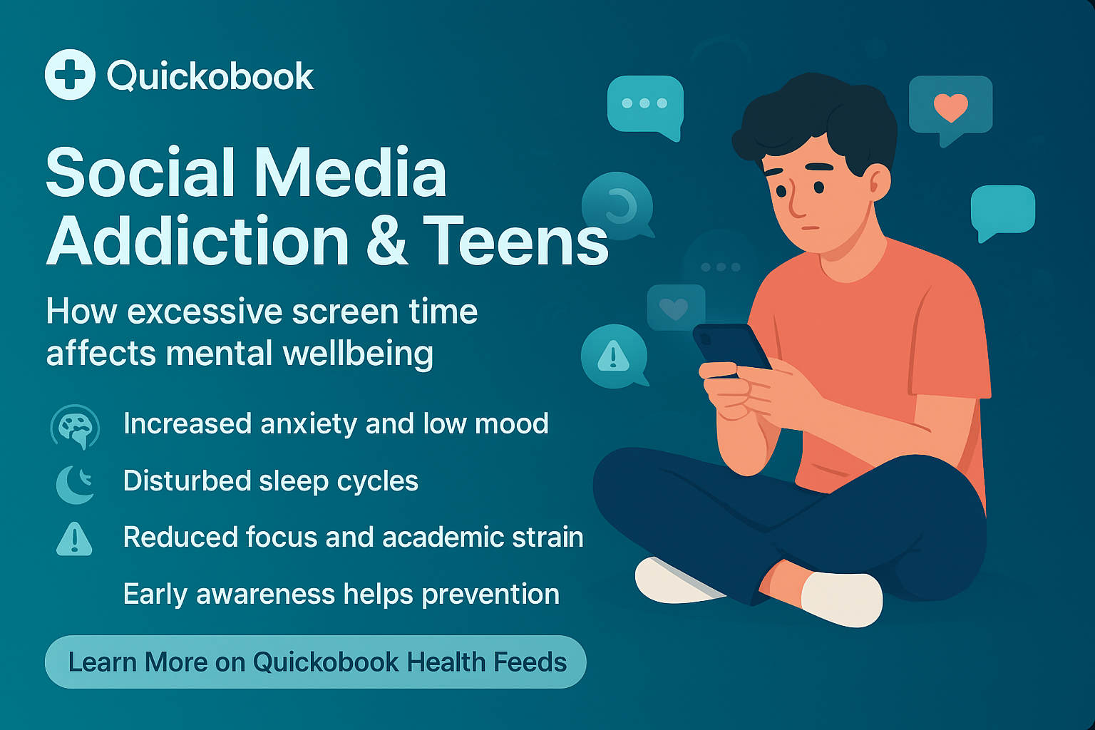Social Media Addiction: Impact On Teen Mental Health